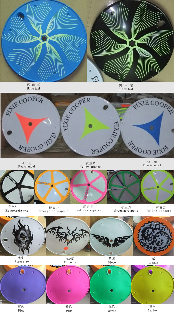 fixed gear bicycle wheel cover